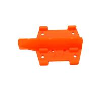 BRRNOO Outil D’espacement pour Lames de Terrasse, Entretoise de Terrasse en Plastique Orange, Mesure Précise de L’écart, Design Léger et Compact for en Bois traité, Composite,