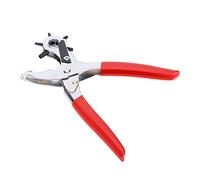 BRRNOO Outil de Flime à Punch à Trous en Cuir Multifonction, 1., Pour la Ceinture en Cuir, en Plastique Toile en Carton de Tissu Selles, Puncher de Courroie de Bande de Montre Robuste