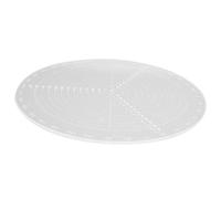 Brrnoo Outil de Recherche de Centre Rond en Acrylique pour le Travail du Bois, échelles Claires de 30 Cm de Diamètre pour le Bricolage et l'artisanat (Grande règle de centrage pour le travail du