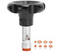 Brrnoo Outil d'ouverture de la Montre, Outil de l'ouvreur de Montée avec 8 Matrices en Caoutchouc en Caoutchouc en Métal de Montre pour la Réparation de la