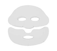 Brrnoo Papier de Masque Facial pré-coupé, Double Étage, Haute Rétention d'Eau, Étanches et Douces, Pour Application avec Toner, Sérum ou Masque, Ideal pour les Soins de la Peau et le Relaxation