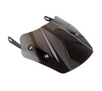 BRRNOO Pare-brise de Moto, Pièces de Moto Pare-brise de Vélo avec Support de Montage Écran de Déflecteur de Vent de de Universel pour Montage de de 5 à 7 Pouces (Thé)