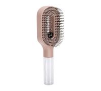 Brrnoo Peigne à Cheveux en Spray, Brosse Démêlante pour les Types de Cheveux, Brosse de Brumisation D'eau Portable pour la Maison, le Bureau, les Voyages, Peigne de Coiffure (Kaki)
