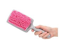 BRRNOO Peigne de Cheveux à Séchage à Séchage Super Absorbant Microfibre Massage Brosse à Cheveux Serviette à Cheveux Brosse Voluminante du Cuir Chevelu pour les Cheveux épais avec (PINK)