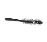 Brrnoo Peigne Rond Anti-statique, Coiffage des Boucles, Taille Mini, pour | Bois et Nylon, Picots Souples à Embout Boule, Brosse Démêlante pour Boucles Ondulées, Poignée Antidérapante, Format voyage.
