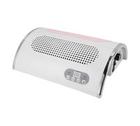 BRRNOO Perceuse à Ongles électrique 3 en 1 avec Collecteur de Poussière Sous Vide, Lampe de Séchage, Repose-main, Oreiller, Kit de Lime à Ongles électrique pour la Maison, Salon de (Prise UE)