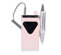 Brrnoo Perceuse à Ongles électrique sans Fil 45 000 Tr/min Outil de Manucure Professionnel avec Batterie 3000 MAh et écran Transparent pour Soins Personnels des Ongles en Salon à (PINK)
