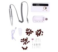 Brrnoo Perceuse à Ongles électrique sans Fil, Lime à Ongles à Faible Bruit avec écran LED de Base, Batterie 3600 MAh, Moteur sans Balais pour L'élimination du Gel Acrylique, Ponçage,
