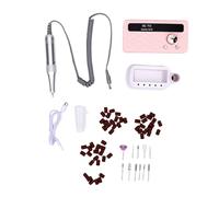 Brrnoo Perceuse à Ongles électrique sans Fil, Lime à Ongles à Faible Bruit avec écran LED de Base, Batterie 3600 MAh, Moteur sans Balais pour L'élimination du Gel Acrylique, Ponçage,