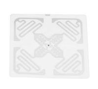 Brrnoo Petites étiquettes, étiquettes Intelligentes 860-960 MHz TAGNE D'INDENTIFICATION ELECTRONIQUE 100PCS UHF Octet Tag pour les Actifs d'entrepôt Management 50x50mm