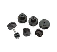 Brrnoo Pignon de Pignon, RC Car Metal Speed Transmission Case Board Board avec Kit d'arbre d'entraînement avec NCLUSE 6 Prans de Transmission Acte