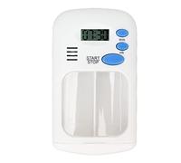 Brrnoo Pilulier Intelligent avec Alarme, Compartiment 2 Pièces Minuterie Rappel, 99h 59min Compte à Rebours, Boîte Médicaments Voyage Portable, Affichage Horloge Numérique, Boutons