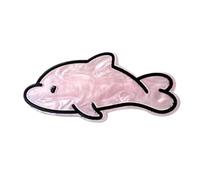 BRRNOO Pinces à Cheveux en Forme de Poisson de Dessin animé, épingles à Cheveux en Acrylique pour Filles, Accessoires pour Cheveux Roses pour Enfants avec Surface Ronde Lisse, pour