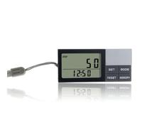 Brrnoo Podomètre avec Cordon, Compteur de Pas écran LCD Mémoire 7 Jours,
