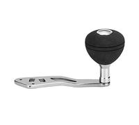 Brrnoo Poignée en Moulinet de Pêche, Poignée en Moulinet avec Certains Accessoires Eva Metal Single Fishing Rocker Crank Pisx Poigne pour la Roue de Coulée d'appâts
