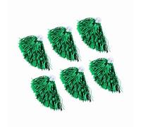 Brrnoo Pom Poms, Pompoms Sports Party Dance Accessoires Utiles 6pcs 7 Couleurs Cheerleader Squad Cheer Sports Party Dance Accessoires Utiles (Green)