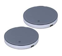 BRRNOO Porte-gobelet LED Lumières pour Voiture, sous-Verres pour sous-Verres avec Câble de Chargement USB 2 Pièces 7 Couleurs 3 Modes de Chargement USB Universel pour