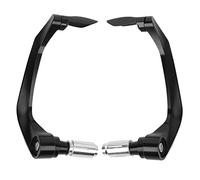 BRRNOO Protection de Frein de Moto pour Guidon de 22 Mm, Anodisée, pour Impact et Ajustement (BLACK)