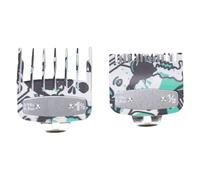 BRRNOO Protections pour Tondeuse à Cheveux - Ensemble de 3 Guides de Tondeuse à Cheveux - En ABS Léger et Résistant à la Chaleur - Dents Rondes avec Chiffres pour un Coiffage Facile