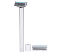 Brrnoo Rasoir électrique à Capteur à 6 Lames, avec Vibrations à Haute Fréquence, 12 000 Tr/min, pour Rasage Humide et Sec, à Domicile et en Voyage