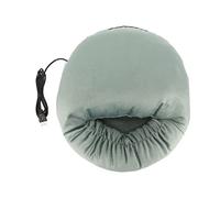 Brrnoo Réchauffeur de Pied chauffé électrique, Chauffage Rapide USB Hiver Home Soft Washable Foot Plus Chauffant, Favoriser la Circulation Sanguine, Soulager la Tension Musculaire, (Green)