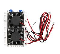 Brrnoo Refroidisseur de Réfrigération Thermoélectrique Peltier 144 W, Système de Refroidissement de Climatisation à Semi-conducteur 12 V avec Grand Bloc de Refroidissement et