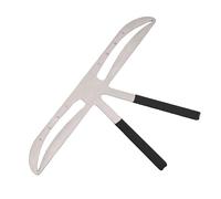 Brrnoo Règle des Sourcils Directrice Microblading Règle Brow Brow, Positionnement à 3 Points en Acier Inoxydable Outil de Mesure des (Sourcils ondulés Emballage en bois)