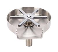 BRRNOO Rinceuse de Verre en Acier Inoxydable avec Pulvérisation Automatique à Haute Pression, Fixation D'évier pour Lave-tasse pour Cuisine, Bar, café, Usage Commercial, Ouverture de 115 (Prise UE)
