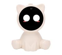 Brrnoo Robot Compagnon IA, écran 2,01 Po, Jouet de Chat Vocal éducatif | Robot Interactif Intelligent avec Caméra, Dialogue en 40 Langues, Corps ABS, Reconnaissance D'objets, Rappel D'habitudes,