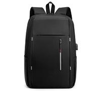 Brrnoo Sac à Dos de Sac D'Ordinateur Portable USB avec Port USB, Bandes de Réflexion Résistantes à L'eau pour les Activités de Voyage Universitaire, S'adapte à un Ordinateur Portable