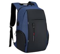 Brrnoo Sac à Dos de Sac D'Ordinateur Portable USB avec Port USB, Bandes de Réflexion Résistantes à L'eau pour les Activités de Voyage Universitaire, S'adapte à un Ordinateur Portable