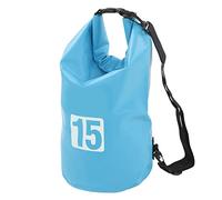 Brrnoo Sac à Dos de Voyage, Sac de Plage avec Bandoulière, Sec en PVC pour Natation Raftin (Blue)