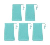 Brrnoo Soap en Filet Soon Exfoliant le Soft-cordon de Conception de Saver du Sac de Savon en Mousse de Savon, 5pcs, Nettoyage de Nettoyage pour le Visage Net pour Savon Artisanal,
