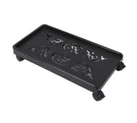 BRRNOO Stand CPU, Support de D'ordinateur en Métal, sous Habillement de de Bureau avec 4 Roues Lance-Roues, Universal PC Riser s'adapte à la Plupart des PC pour Le Bureau de Jeu de Jeu