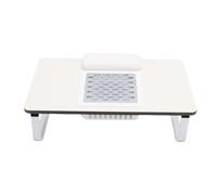 Brrnoo Station de Pédicure de Table de Manucure de beauté de Bureau de Technicien D'ongles Professionnel avec Oreiller de Main en Mousse à Mémoire de Forme Réglable pour Un Usage (Prise UE)