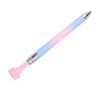 Brrnoo Stylo à Cire Rechargeable Automatique, Pointe Fine, Stylo à Points pour Nail Art, dégradé Bleu Rose