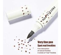 BRRNOO Stylo de Simulation de Taches de Rousseur, Maquillage Longue Durée pour Taches de Rousseur Artificielles, avec 2 Couleurs Marron Clair et Marron foncé pour la liberté de Franchise (Couleur