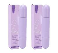 Brrnoo Stylo Tampon de Maquillage Pliable Double extrémité, Anti-tache pour Visage, avec Design Pliable pour des Lignes Nettes Toute la Journée