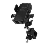 Brrnoo Support de Téléphone pour Poussette, Support de Rotule Réglable à 360 Degrés avec Bras en Métal pour Poussette de bébé, Chariot de, Tapis Roulant, Chariot de Courses, Guidon de