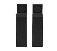 Brrnoo Support Latéral Réglable pour Ordinateur Portable, Organisateur de Rangement Latéral de Bureau, Pince sur Support D'ordinateur avec Coussinets en Silicone en Acier au Carbone