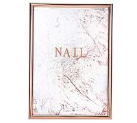 Brrnoo Tableau D'affichage pour Nail Art avec Aimant Attirant une Grande Zone D'affichage pour Pointe D'ongle, Cadre Photo ou Accessoire de Décoration, Verre PSD Incassable 30,5 X 21,6