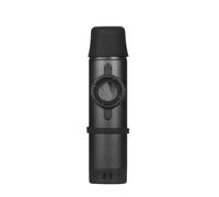 Brrnoo Tambour de Pluie, Ensemble de Batterie Kazoo en Alliage d'aluminium, Instrument à Vent, Instrument de Musique pour Débutants, Argent (BLACK)