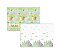 Brrnoo Tapis de Jeu, Tapis de Jeu de pour bébé pour Sol pour bébé pour Sol avec de pour de