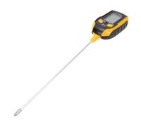 BRRNOO Testeur de Sol 6 en 1 avec Moniteur de Température et d'humidité, PH et Sel, Sonde Numérique pour Plantes, pour L'entretien des Fleurs de Jardin et de Pelouse