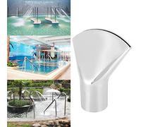 Brrnoo Tête de Caractéristique d'eau de Piscine, Cracheurs d'étang pour Petits étangs, Buse de Caractéristique 'Eau de Piscine, de Jardin, Parc 'Attractions, Musée, Bibliothèque (1,5 Pouces dn40)