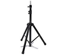 BRRNOO TÊTE DE MANNEQUIN DE FORMATION À LA COIFFURE RÉGLABLE TÊTE DE MANNEQUIN TRÉPIED POUR SALON PROFESSIONNEL FER ALUMINIUM NOIR