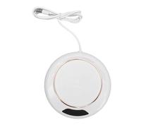 Brrnoo Tobe à Température Réglable Intelligente Réchauffeur de Chauffage Rapide Chauffage à la Plaque de Chauffage de Boisson Intelligente Bureau à Domicile (White)