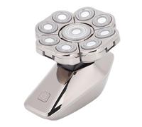 Brrnoo Tondeuse à Cheveux 9D Rechargeable 6 en 1 pour Hommes, avec épurateurs de Visage, 45db, Faible Bruit (Affichage numérique 9 têtes)