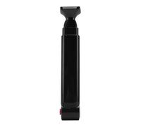 Brrnoo Tondeuse à Cheveux pour le Dos pour Hommes, Rasoir à Poignée Ergonomique Rétractable, Kit de Toilettage pour le Corps, Comprenant Barbe Faciale, Rechargeable par USB, étanche, (BLACK)