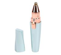 BRRNOO Tondeuse à Sourcils électrique Rechargeable par USB 2 en 1, épilateur pour Sourcils et Poils du Visage avec Têtes Remplaçables pour Femmes et Hommes, Matériau ABS Léger et